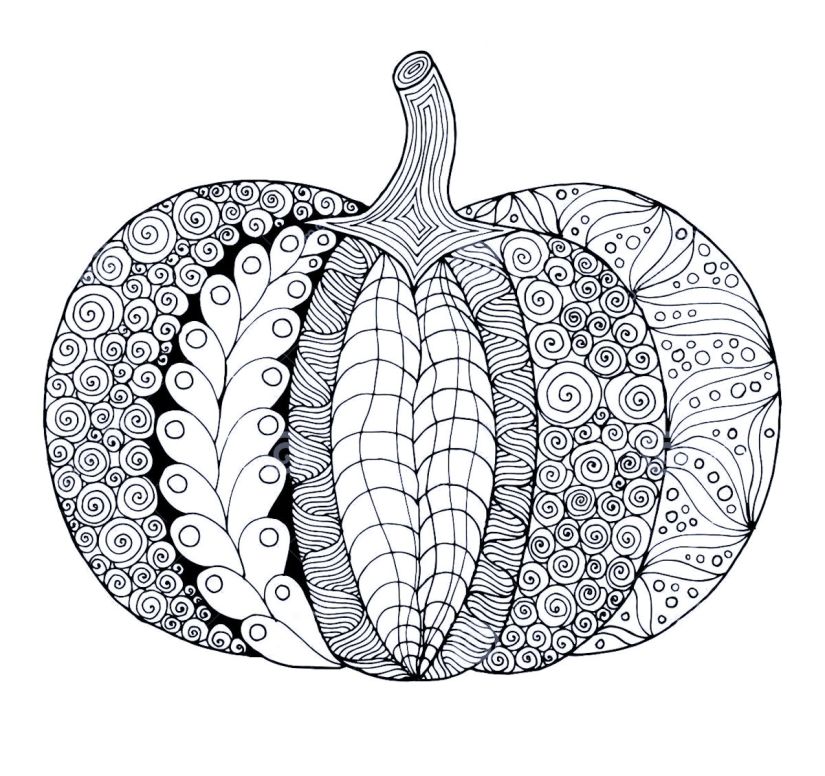 pumpkin to color